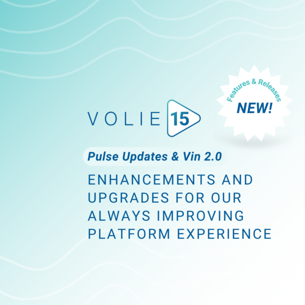 Volie 15 title: pulse updates and vin 2.0