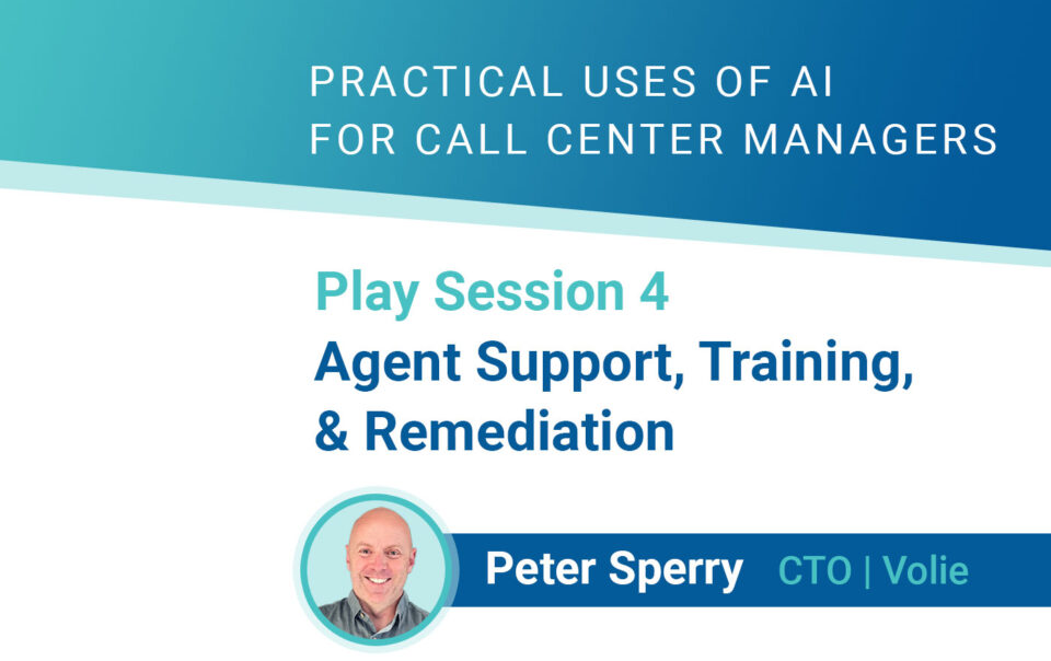 part four webinar series agent support, training