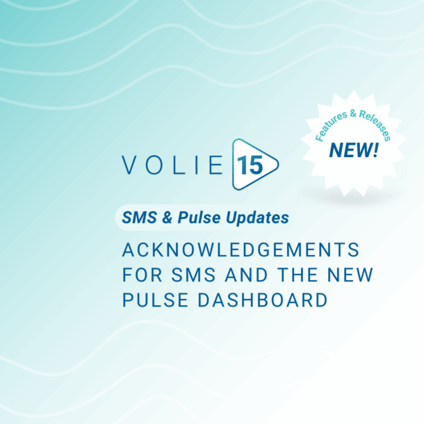 sms acknowledgements and new pulse dashboard