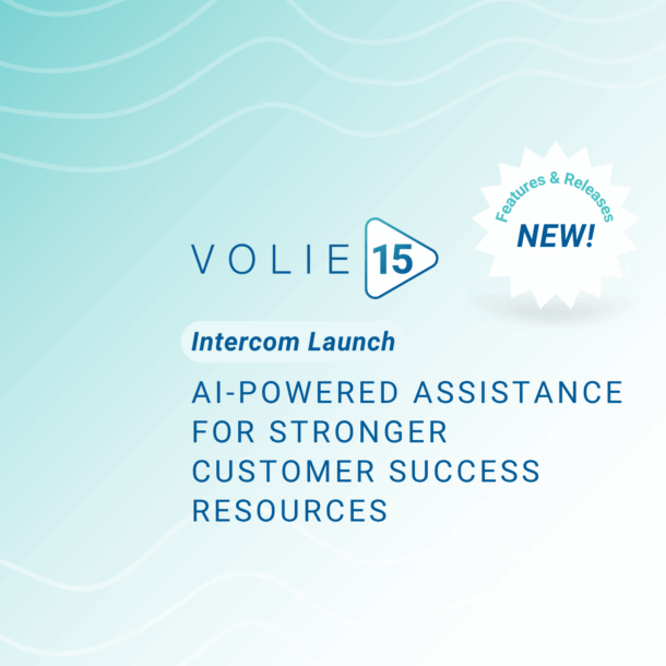 intercom launch title page volie 15